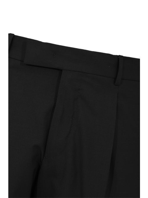 Pantalone in misto lana con pinces Nero PT TORINO | RFZAZ40FWD MA270990